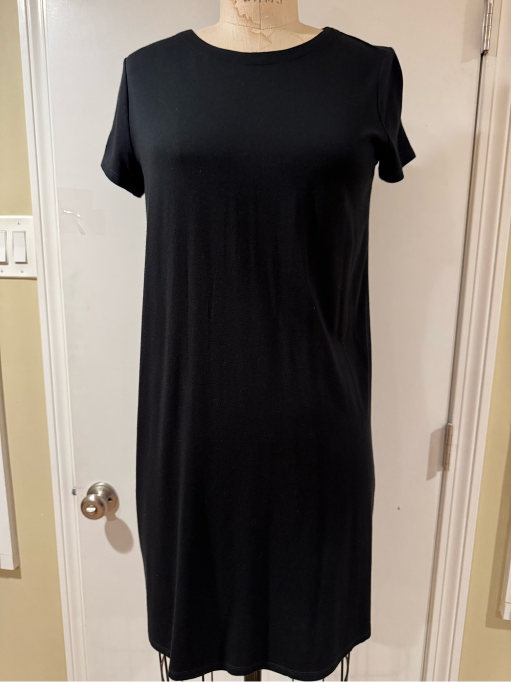 J.Jill Black Short Sleeve Women's Dress size S petite